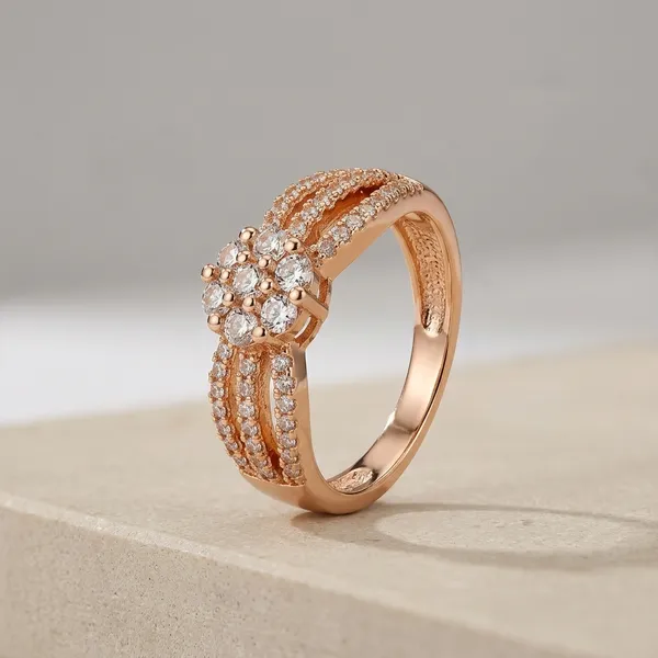 Gold_Stainless_Steel_Crystal_Cluster_Ring_For_Women