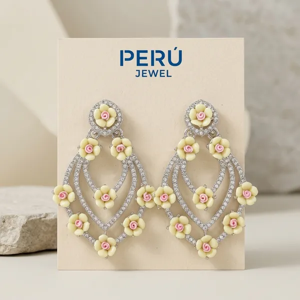 Silver_Stainless_Steel_White_Floral_Rhinestone_Chandelier_Earrings_For_Women