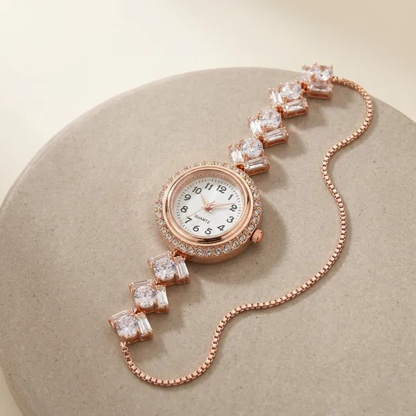 Rose_Gold_Crystal_Chain_Bracelet_Watch_For_Women