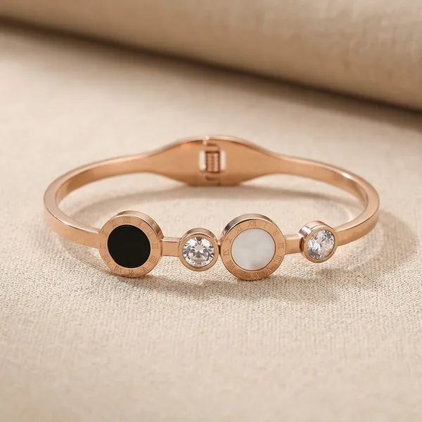 Rose_Gold_Black_White_Stone_Open_Cuff_Bracelet_For_Women