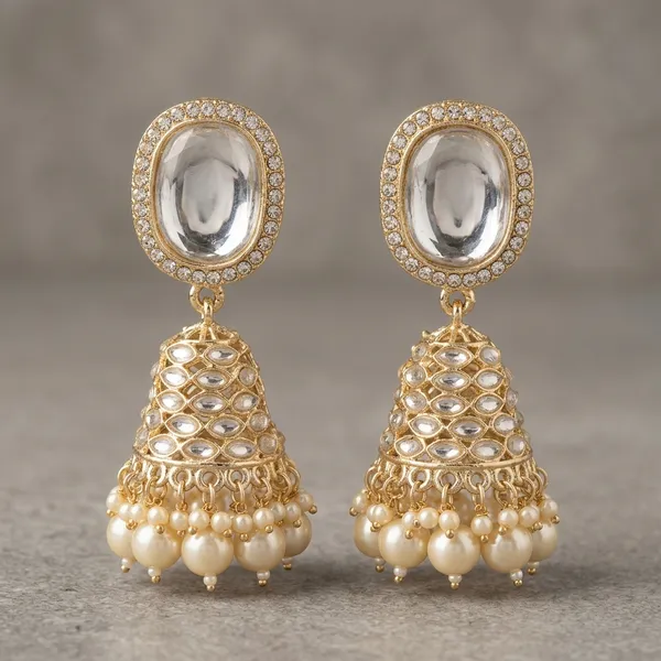 Rose_Gold_Stainless_Steel_Kundan_Pearl_Drop_Earrings_For_Women