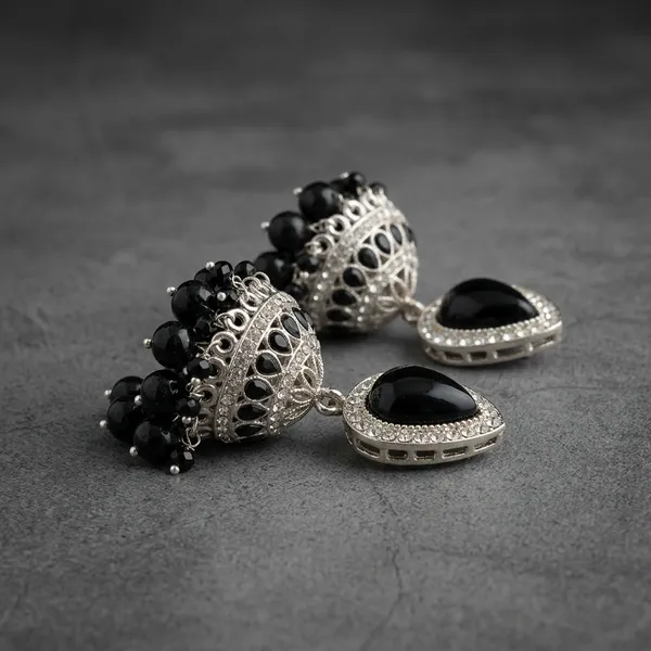 Black_Stone_Gold_Jhumka_Earrings_For_Women