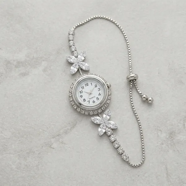 Silver_Stainless_Steel_Rhinestone_Floral_Bracelet_Watch_For_Women