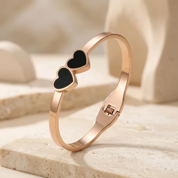 Rose_Gold_Stainless_Steel_Dual_Heart_Charm_Bangle_Bracelet_For_Women