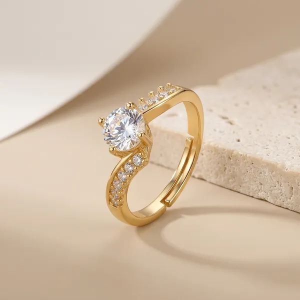 Gold_American_Diamond_Solitaire_Crystal_Bypass_Ring_For_Women
