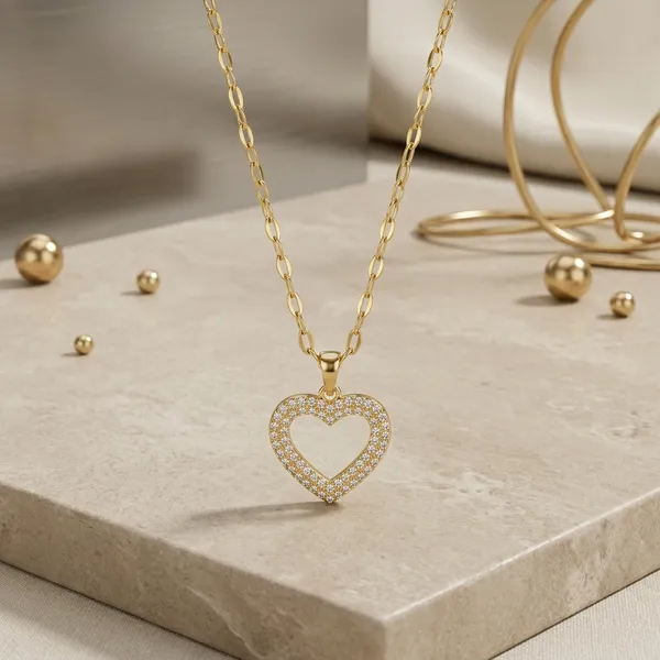 Gold_Anti_Tarnish_Stainless_Steel_Stone_Heart_Pendant_Necklace_For_Women