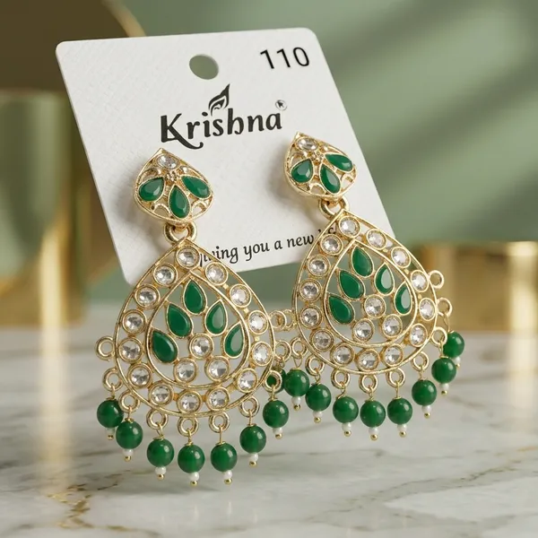 Green_Gold_Kundan_Chandbali_Earrings_For_Women