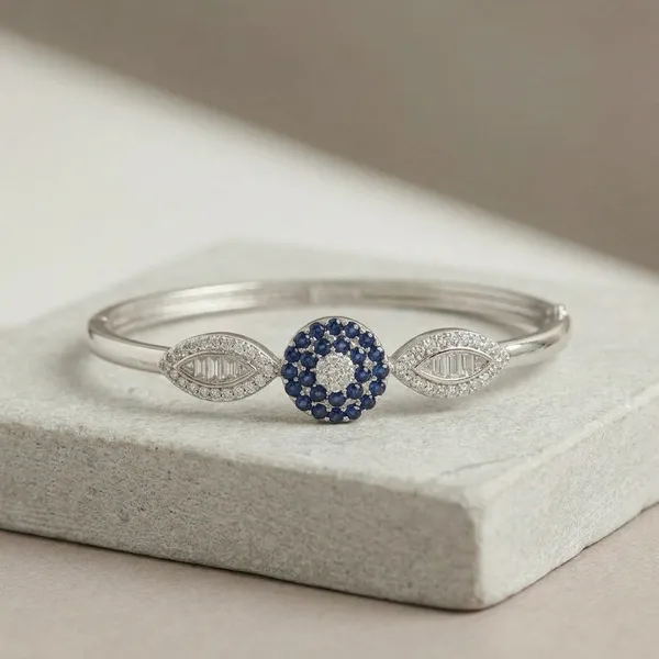 Silver_Sterling_Nitya_Blue_Stone_Kada_For_Women