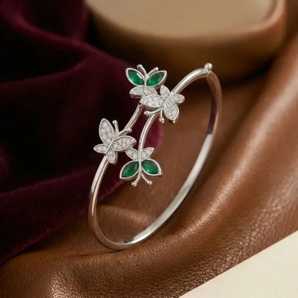 Silver_Sterling_Butterfly_Kada_For_Women