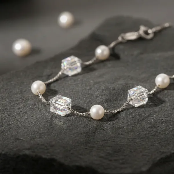 Silver_Sterling_Pearl_Crystal_Necklace_For_Women