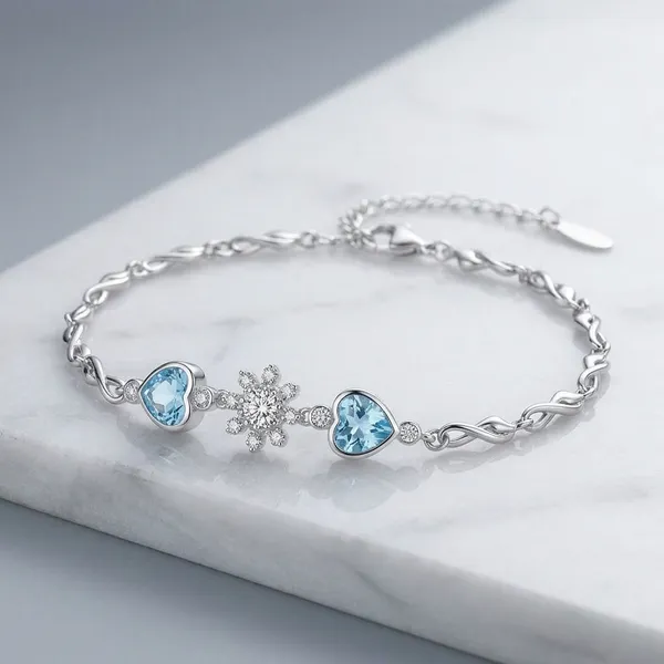 Blue_Silver_Sterling_Iktara_Bracelet_For_Women