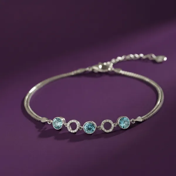 Blue_Stainless_Steel_Nova_Adjustable_Bracelet_For_Women