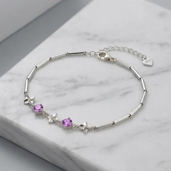 Purple_Stainless_Steel_Stone_Studded_Bracelet_For_Women