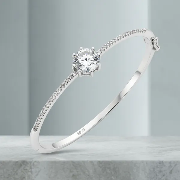 Silver_Sterling_Camellia_Floral_Cz_Kada_For_Women
