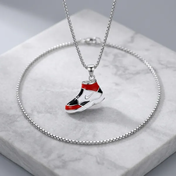 Silver_Sterling_Chicago_Jordan_Pendant_For_Women