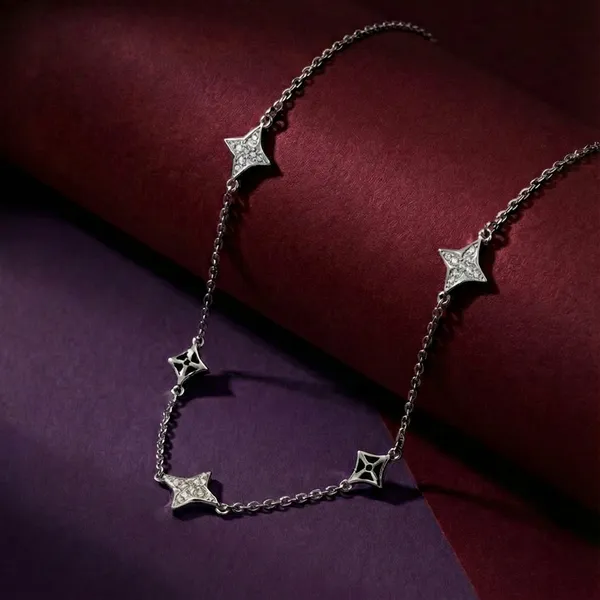 Silver_Sterling_Star_Motif_Cubic_Zirconia_Nyx_Chain_For_Women
