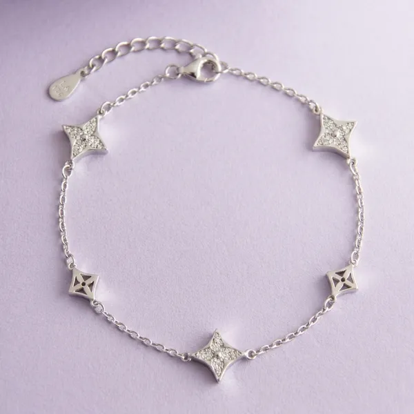 Silver_Sterling_Nyx_Star_Charm_Bracelet_For_Women