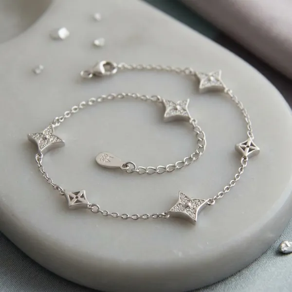 Silver_Sterling_Nyx_Star_Charm_Bracelet_For_Women