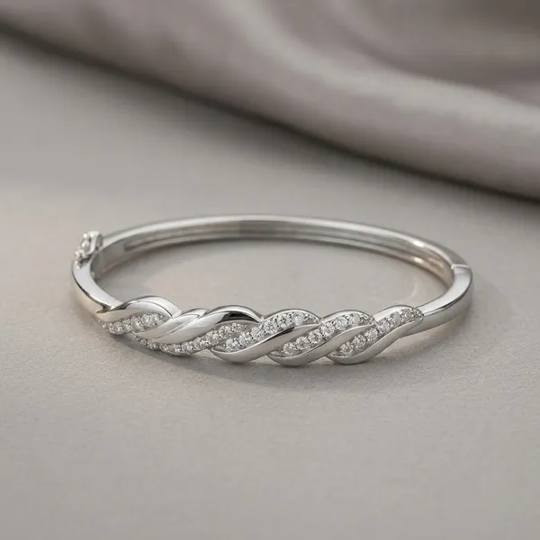 Silver_Sterling_Twist_Infinity_Cz_Kada_For_Women