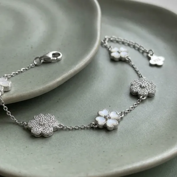 Silver_Sterling_Miss_Willmott_Floral_Bracelet_For_Women