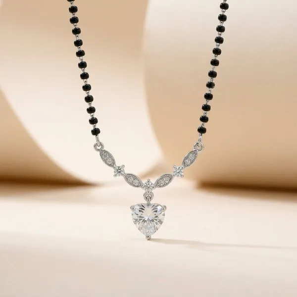 Silver_Black_Stainless_Steel_Heart_Mangalsutra_For_Women
