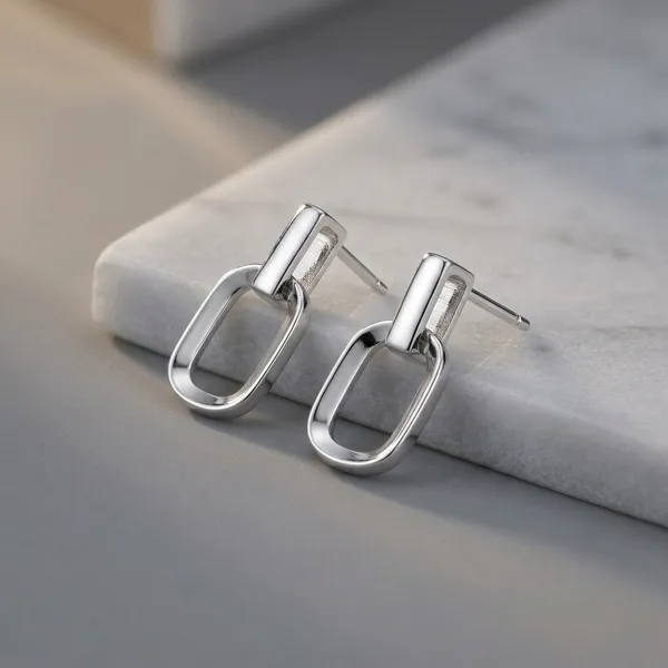 Silver_Sterling_Oval_Link_Minimal_Earrings_For_Women