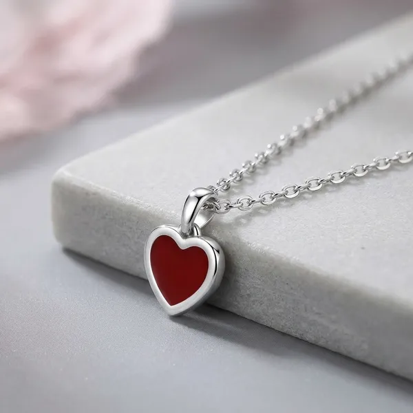 Silver_Sterling_Little_Heart_Pendant_For_Women