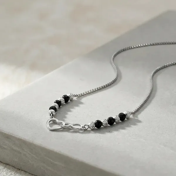 Silver_Black_Stainless_Steel_Infinity_Heart_Mangalsutra_For_Women