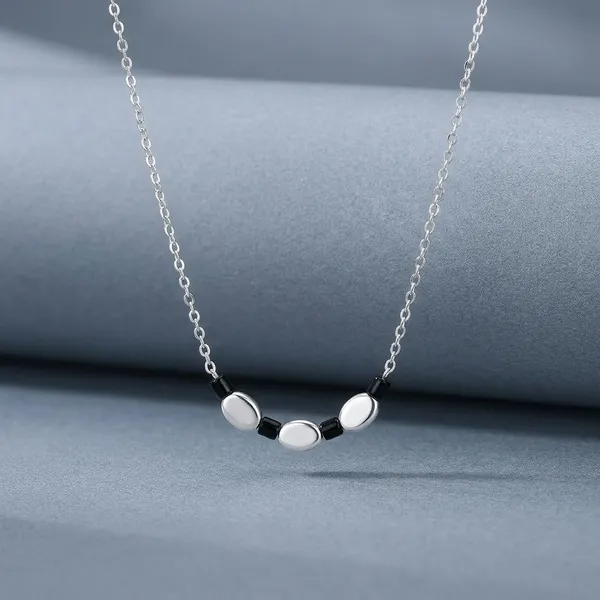 Silver_Black_Sterling_Oval_Disc_Minimal_Mangalsutra_For_Women