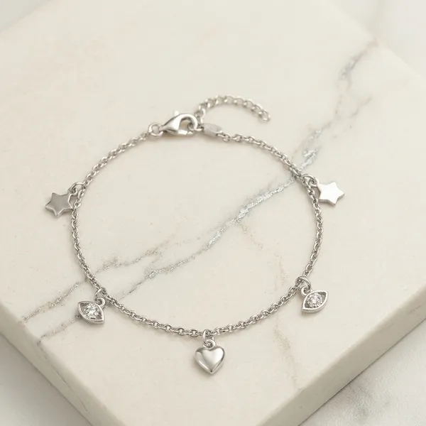 Silver_Sterling_Charms_Bracelet_For_Women