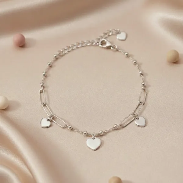 Silver_Sterling_Heart_Charm_Minimal_Bracelet_For_Women