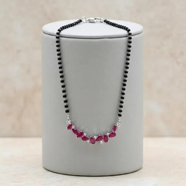 Red_Black_Sterling_Ruby_Blossom_Mangalsutra_For_Women