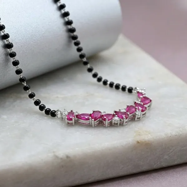 Red_Black_Sterling_Ruby_Blossom_Mangalsutra_For_Women