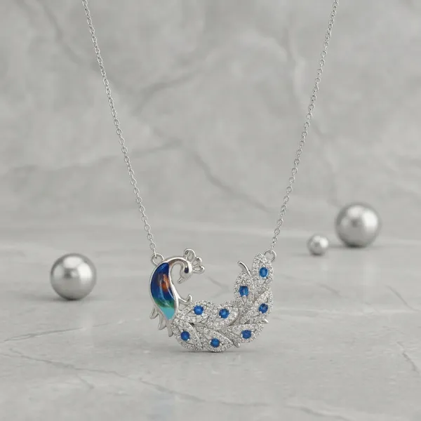 Blue_Silver_Sterling_Morni_Pendant_For_Women