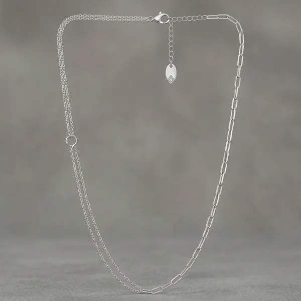 Silver_Sterling_Dualist_Link_Chain_For_Women