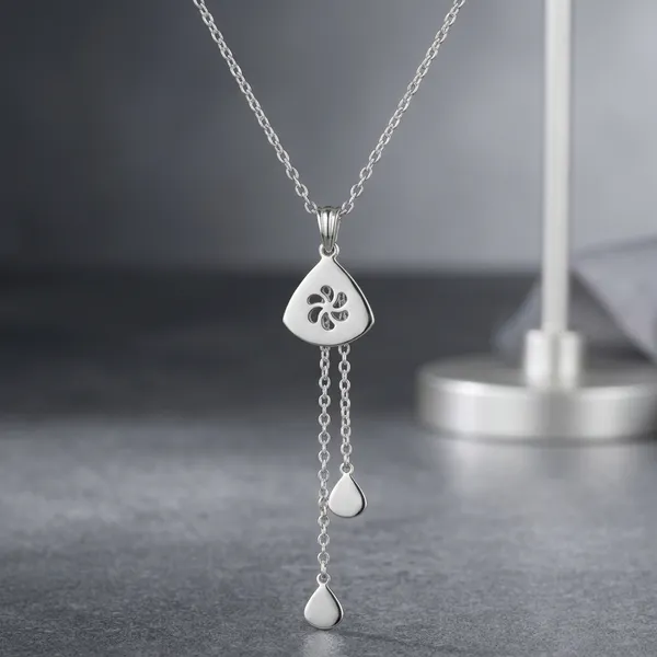Silver_Sterling_Mandala_Drop_Pendant_For_Women