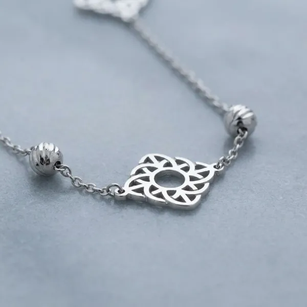 Silver_Sterling_Celtic_Knot_Station_Chain_For_Women