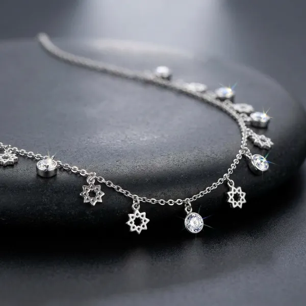 Silver_Sterling_Rhodium_Plated_Sitaare_Necklace_For_Women