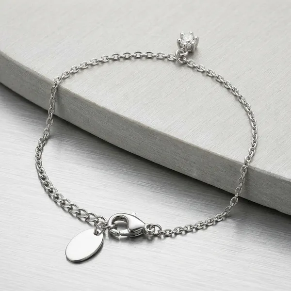 Silver_Stainless_Steel_Lobster_Clasp_Chain_Bracelet_For_Women