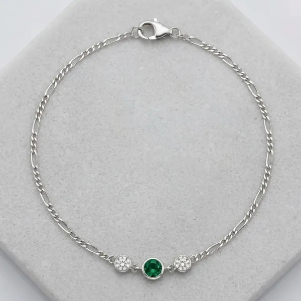 Silver_Sterling_Emerald_Soul_Bracelet_For_Women