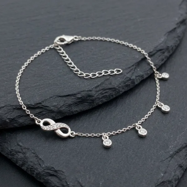 Silver_Sterling_Infinity_Charm_Bracelet_For_Women