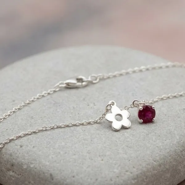 Silver_Sterling_Crimson_Bloom_Bracelet_For_Women
