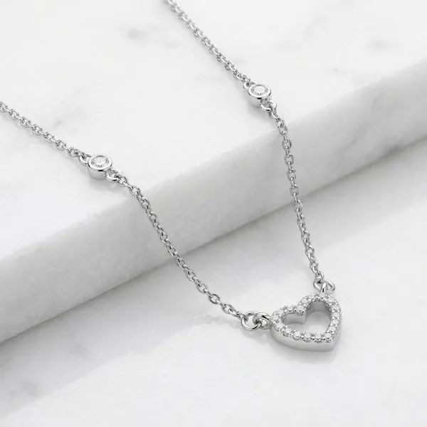 Silver_Sterling_Heart_Dewdrop_Pendant_For_Women