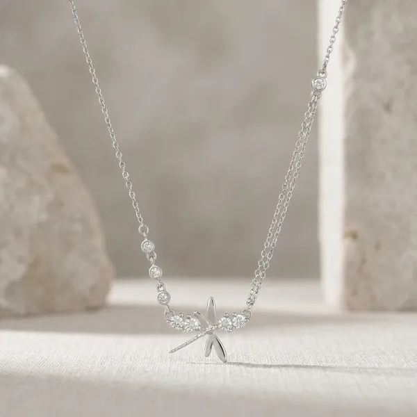 Silver_Stainless_Steel_Gossamer_Wings_Pendant_For_Women