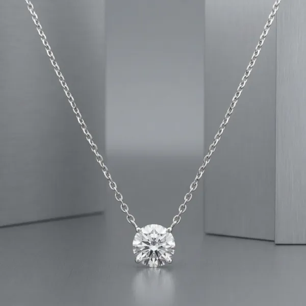 Silver_Sterling_Signature_Solitaire_Pendant_For_Women