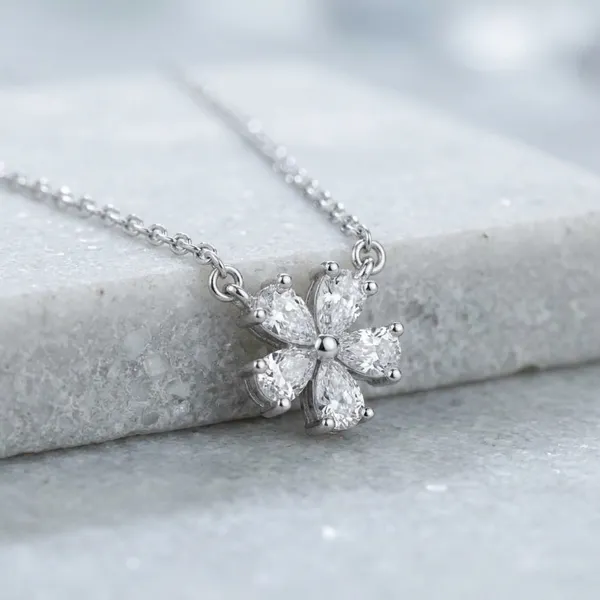 Silver_Sterling_Jasmine_Floral_Pendant_For_Women