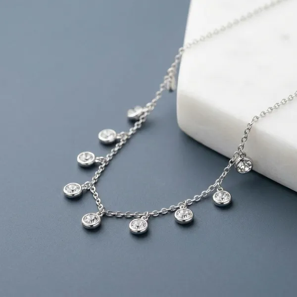 Silver_Stainless_Steel_Rhinestone_Charm_Necklace_For_Women