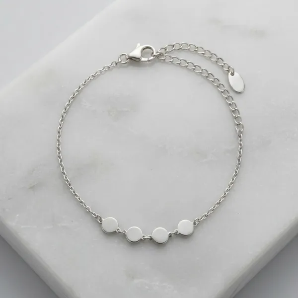 Silver_Sterling_Quad_Disc_Chain_Bracelet_For_Women