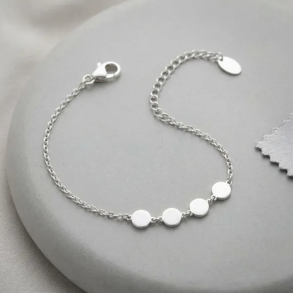 Silver_Sterling_Quad_Disc_Chain_Bracelet_For_Women