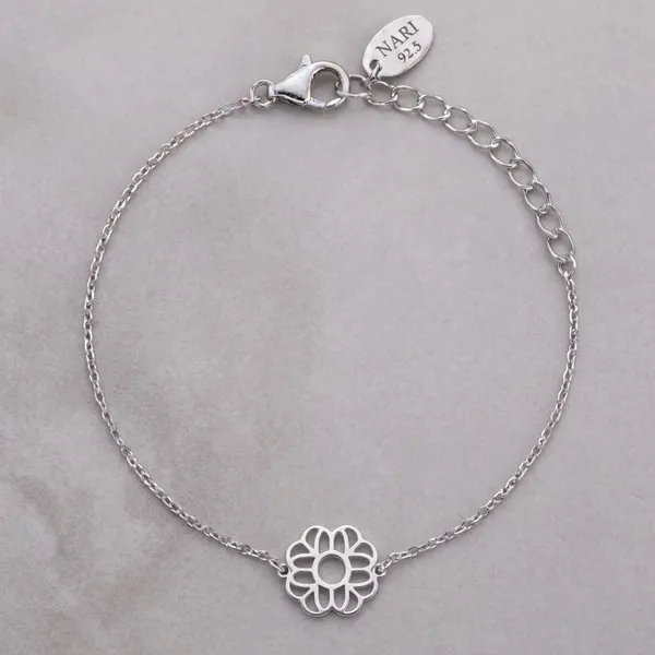 Silver_Sterling_Mandala_Bracelet_For_Women